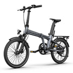 Air 20S 250W Folding Electric Bike for Adults, 20" eBike, 36V 9.6Ah Battery, Up to 25 km/h, Up to 100 km Range - Grey