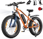 M26-2 Pro Electric Fat Bike 25km/h – 250W Motor 48V 13Ah 624Wh Removable Battery 26" × 4" Fat Tyres 7-Speed