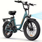E20 adult 20' E-bike 25kmh 250W 48V 13Ah battery commute Electric Bike, Fat Tire city Ebike 7 Speed
