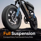 T16 Electric Bicycle, Fat Tyre, 25kmh, 250W Motor, 48V 13Ah Battery, Adult All-Terrain E-Bike