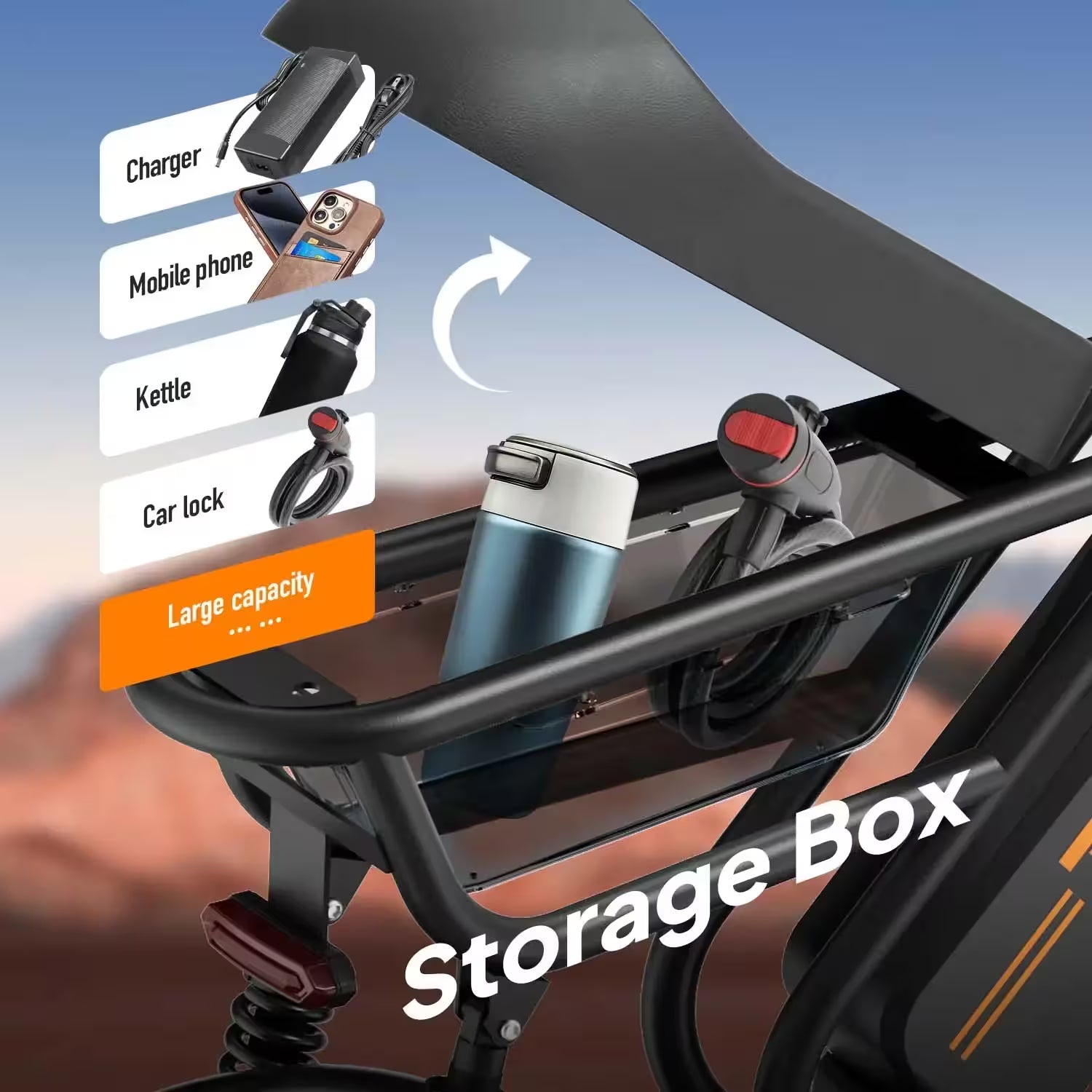 T16 Electric Bicycle, Fat Tyre, 25kmh, 250W Motor, 48V 13Ah Battery, Adult All-Terrain E-Bike